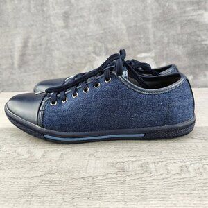 Kenneth Cole Men Size 8.5M (EU41.5) Center Binding Denim Sneaker *****Tried ON**